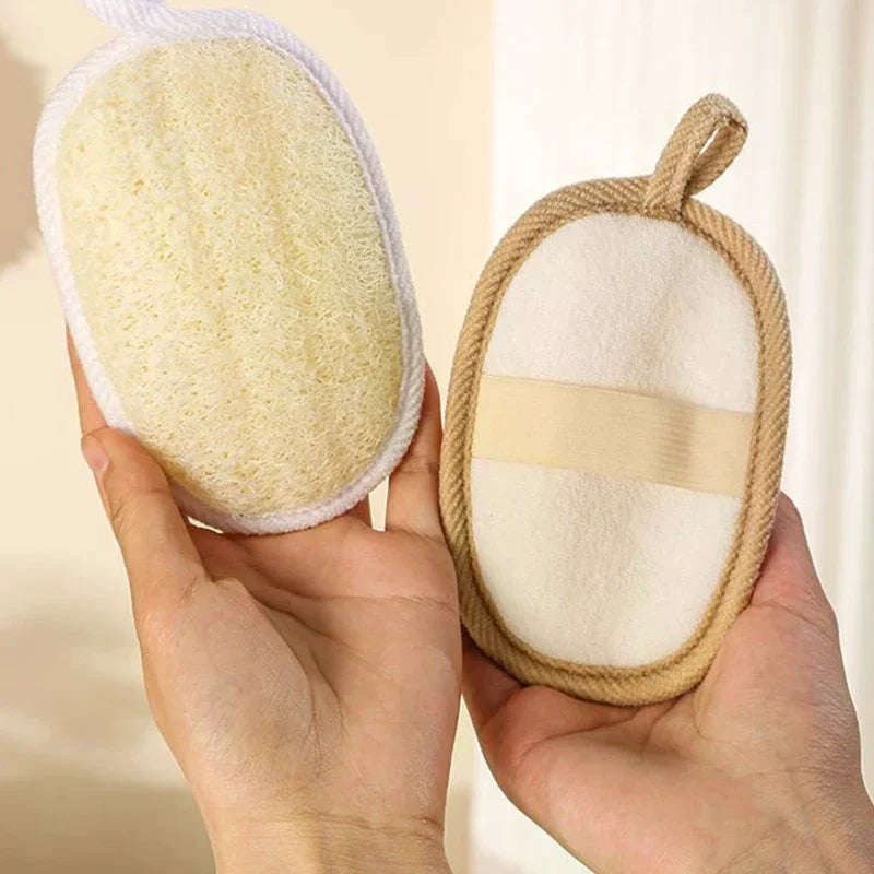 Natural Loofah Bath Sponge – Soft Exfoliating Body Scrubber Exfoliating Bath Sponge Qme