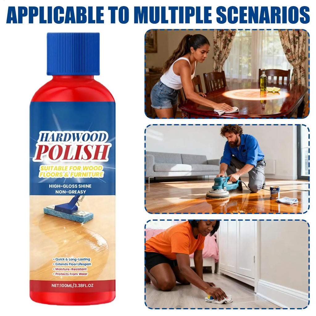 Wood Floor Cleaner Scratch Repair & Laminate Shine Polish 100ml Floor Cleaner Polish Qme