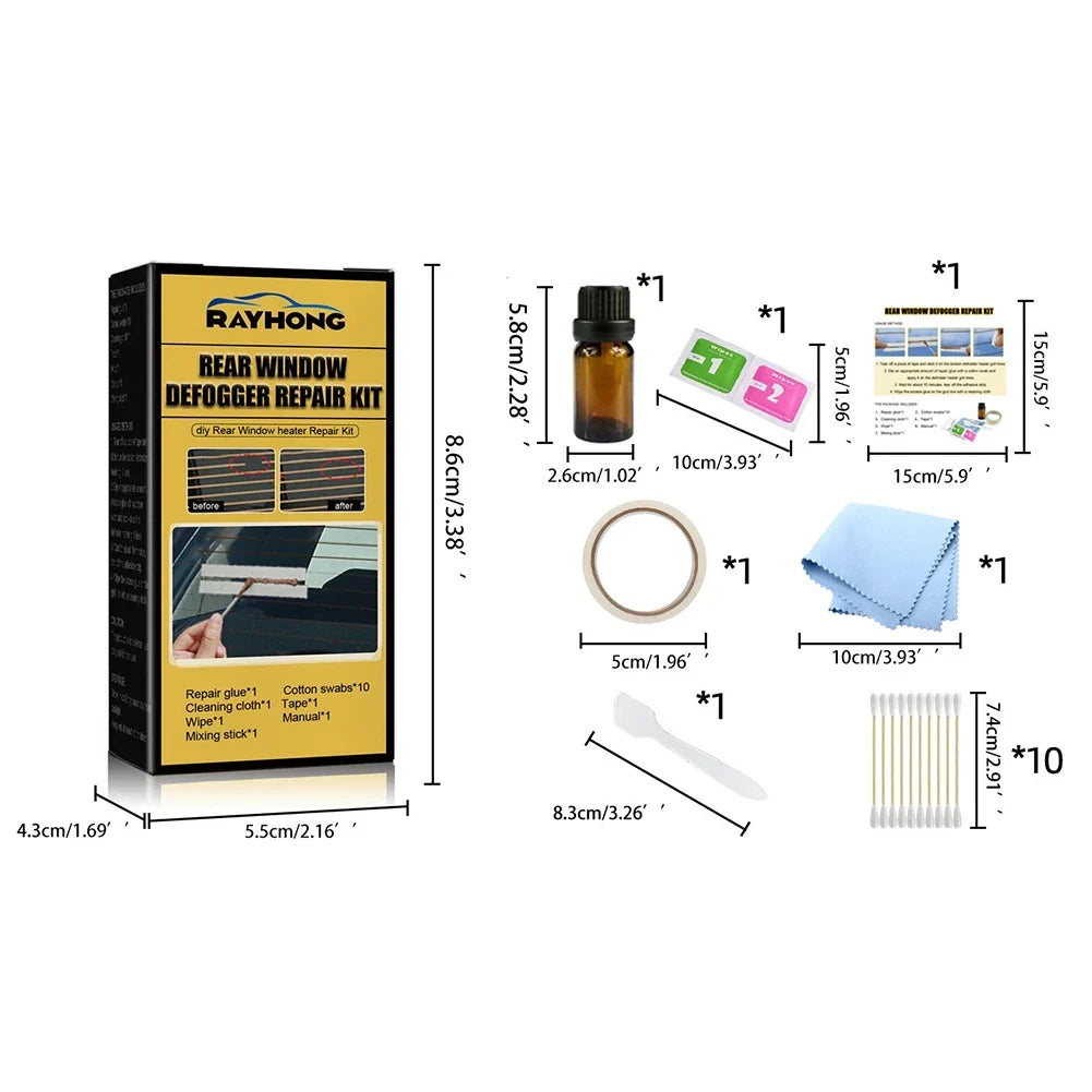 Car Rear Window Defogger Repair Kit – DIY Defroster Fix Defroster Repair Kit Qme