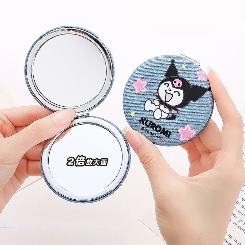 Hello Kitty Kuromi Compact Travel Makeup Mirror – 8 Colors Compact Travel Mirror Qme