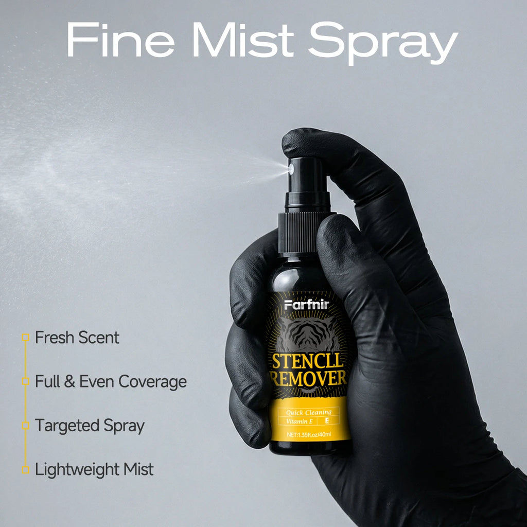 Stencil Remover Spray – Gentle Cleanser for All Skin Types Stencil Remover Spray Qst