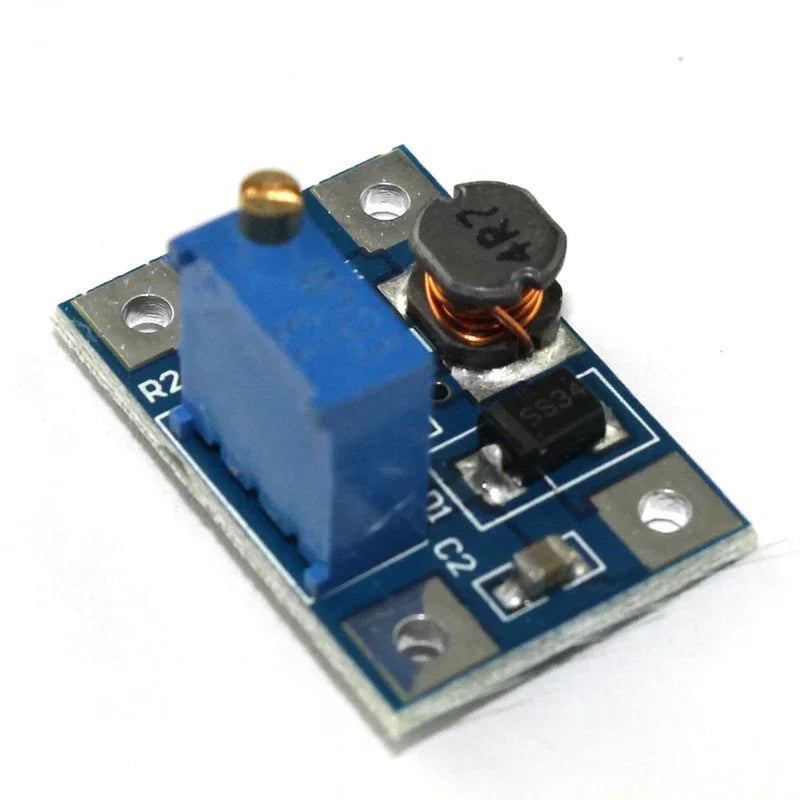DC Adjustable Step-Up Boost Converter Power Module – Up to 28V Boost Converter Module Qme