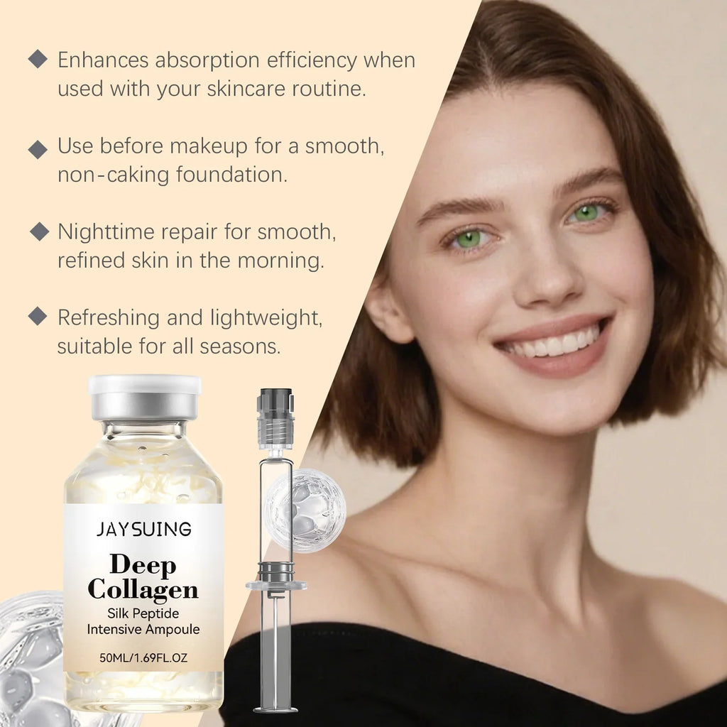 Collagen Silk Peptide Ampoule – Lifting & Firming Skin Serum Skin Firming Ampoule Qme