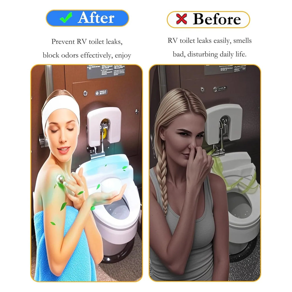 Silicone Toilet Flush Ball Seal Replacement | Easy Install Toilet Seal Gasket Qme