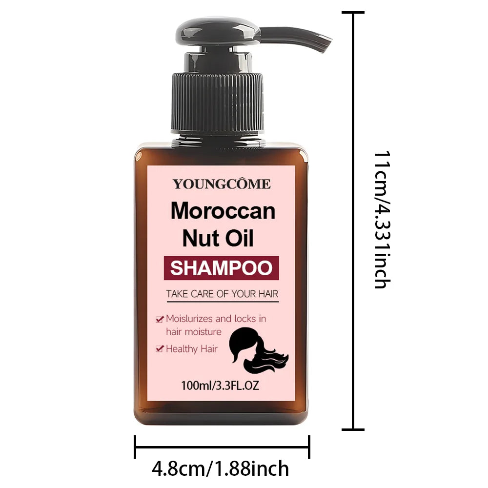 Moroccan Nut Hair Shampoo – Deep Conditioning Treatment 100ml Hair Shampoo Qst 100ml