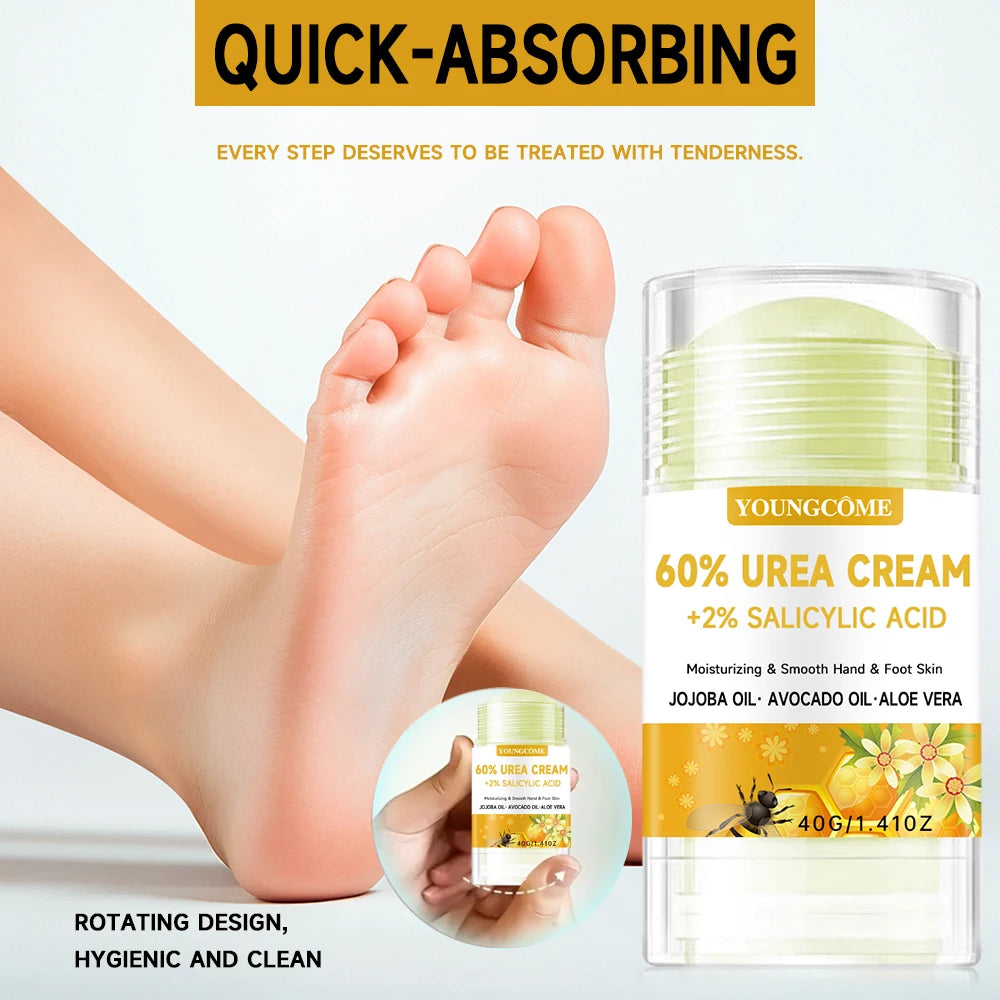 YOUNGCOME 60% Urea + 2% Salicylic Acid Foot Cream & Deodorant Foot Cream & Deodorant Qst