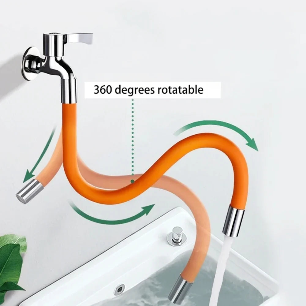 Bendable Silicone Faucet Extender Tube | Kitchen & Bathroom Faucet Extender Tube Qme