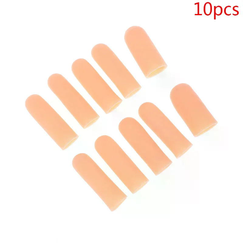 Silicone Gel Finger Protector Sleeves – Heat & Cut Guard Finger Protector Sleeves Qme