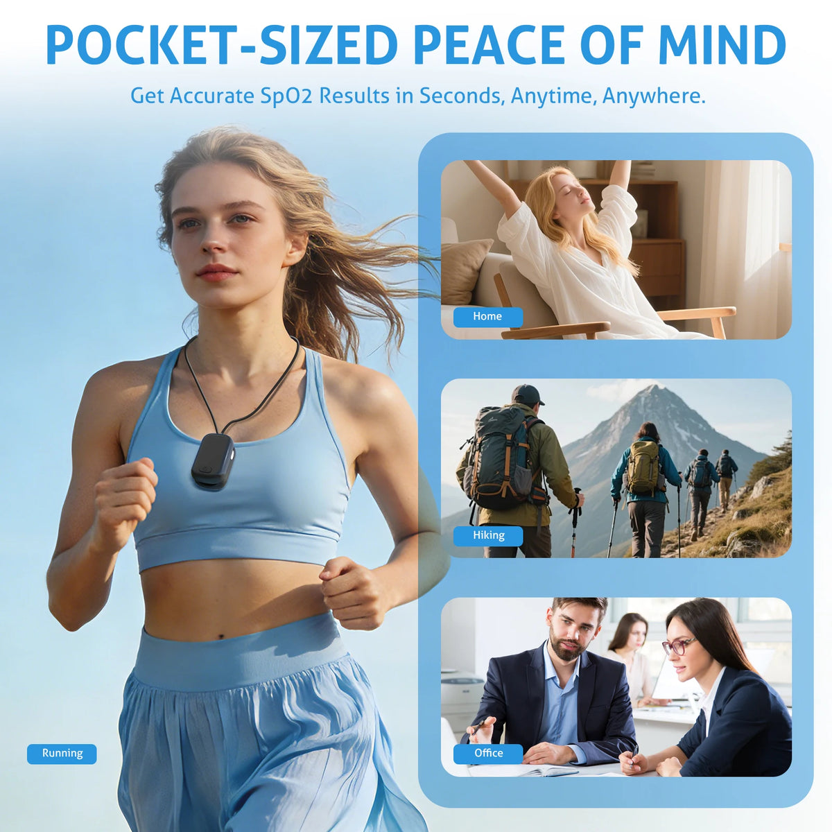 KTS C5AO Fingertip Pulse Oximeter – SpO2, Pulse Rate & PI Monitor Fingertip Pulse Oximeter Qst
