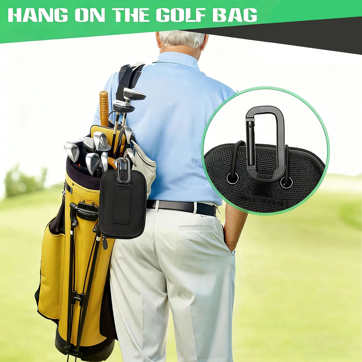 Rangefinder Carry Case – EVA Hard Shell Golf Storage Bag Rangefinder Carry Case Qst