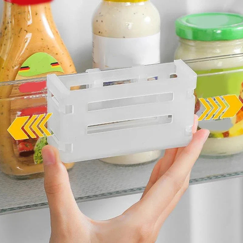 Telescopic Cheese Slice Storage Box – Fridge Door Organizer Food Storage Container Qme