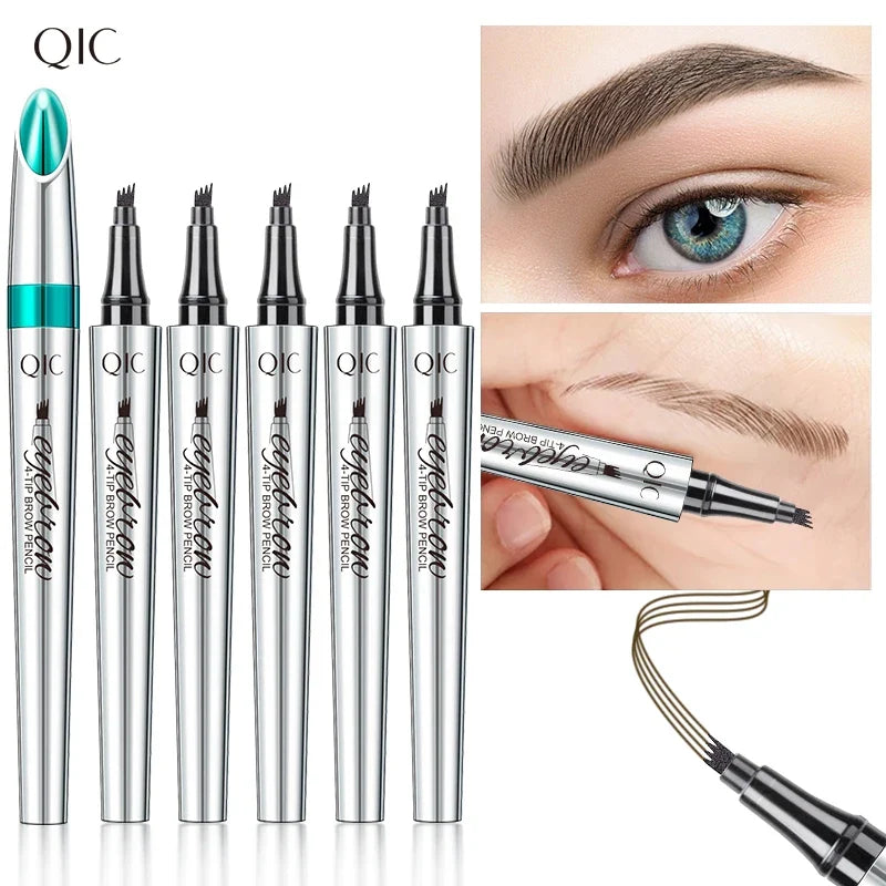 4-Point Liquid Eyebrow Pen – 5 Colors, Waterproof Brow Pencil Liquid Eyebrow Pen Qme