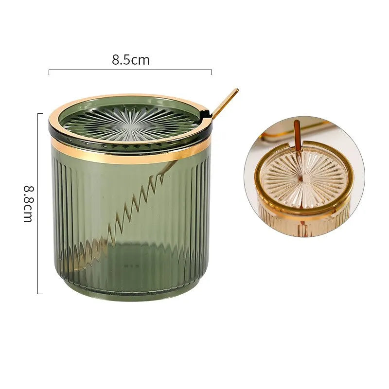 Seasoning Jar with Spoon – Kitchen Spice & Food Storage Bottle Spice Storage Jar Qme Green