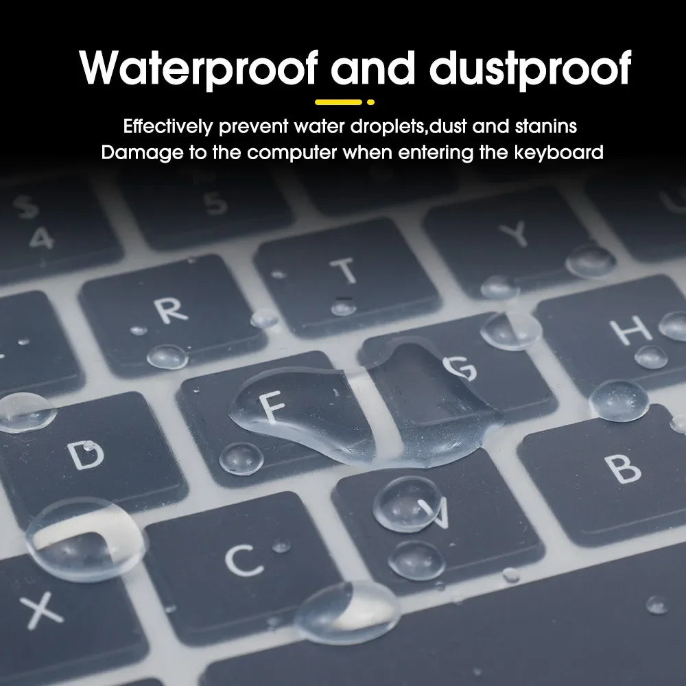 Silicone Laptop Keyboard Cover – Waterproof Dustproof Film Keyboard Protector Qst
