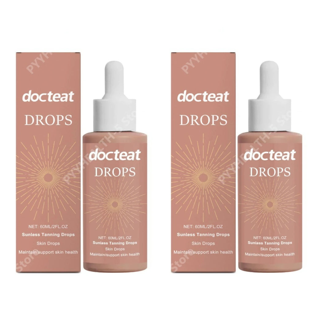 Sunless Tanning Drops – Herbal Skin Support Supplement 60ml Skin Supplement Drops Qst 120 ml(Pack of 2)