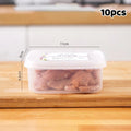 Airtight Compartmentalized Refrigerator Meat & Food Storage Box Food Storage Container Qme Rectangle