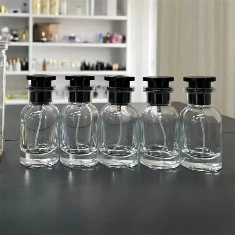 Glass Travel Perfume Spray Bottles – Set of 5 Portable Atomizers Travel Perfume Atomizer Qme Glass 5pcs 30ml