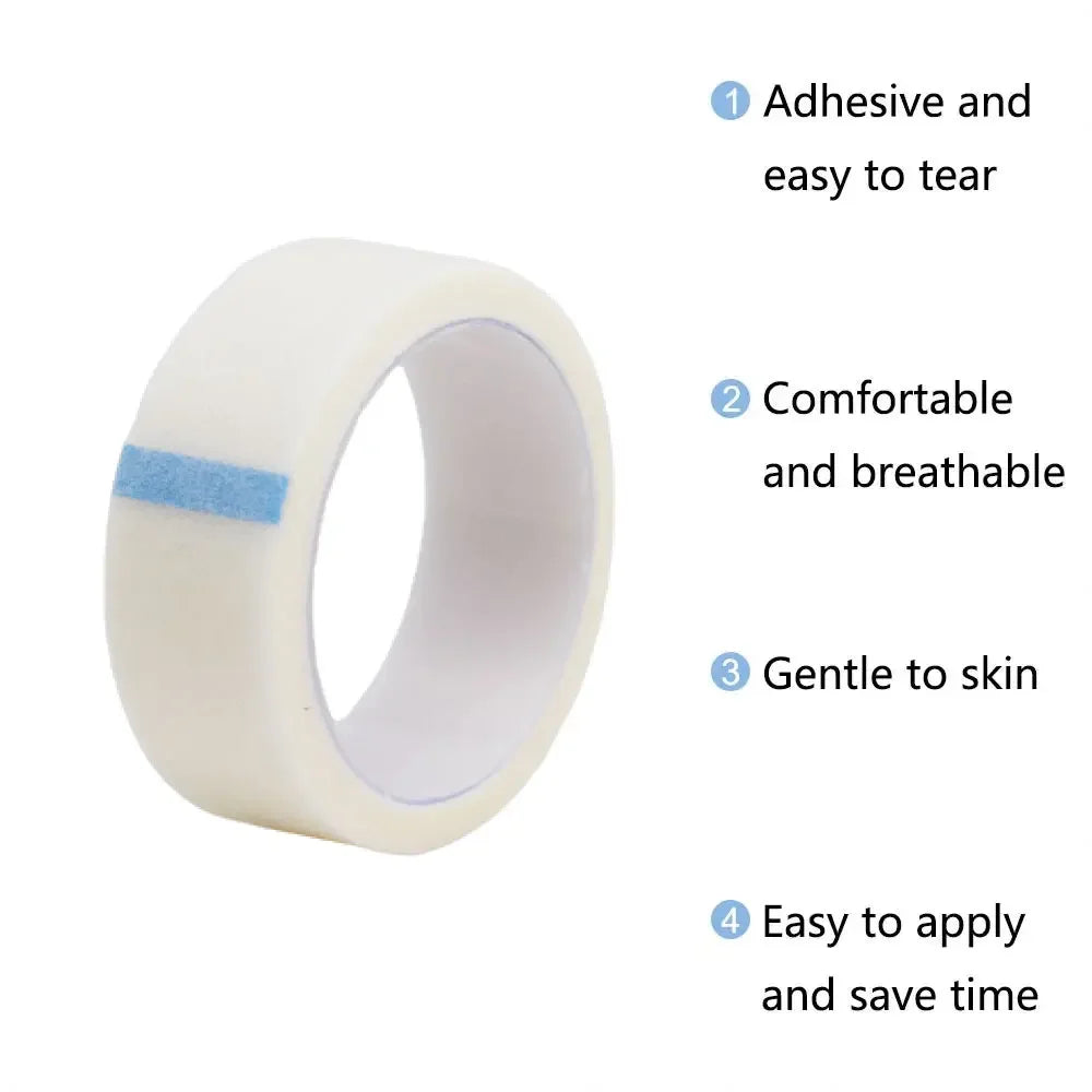 Eyelash Extension Paper Tape Rolls – Porous Non-Woven Fabric Eyelash Extension Tape Qme