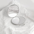Portable Stainless Steel Pocket Makeup Mirror – Foldable 6.5cm Pocket Makeup Mirror Qme Round China Mainland