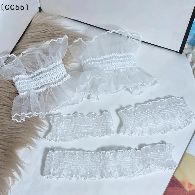 Lace Tulle Wrist Cuffs – Nail Art Photo Props & Display Sleeves Nail Art Photo Props Qst