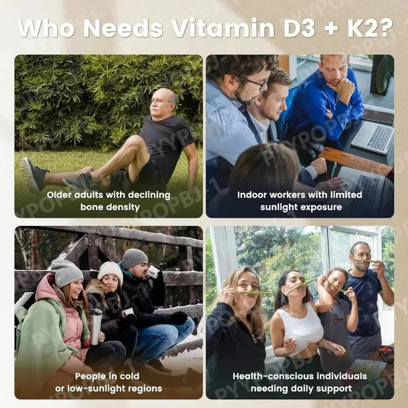 Vitamin D3 K2 Softgels 5000 IU MK-7 with Coconut Oil 300ct Vitamin Supplement Qst