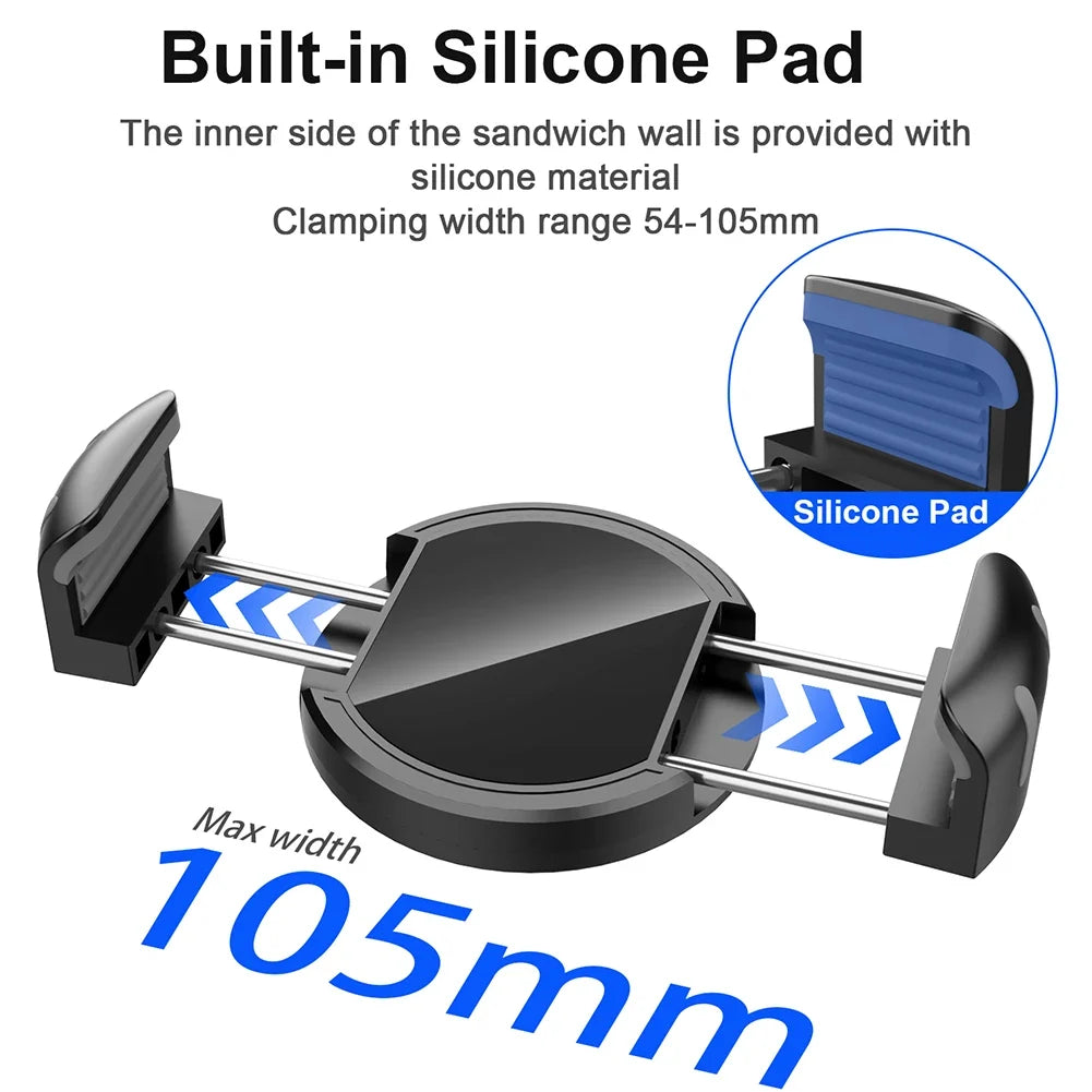 Magnetic Phone Mount – MagSafe Car, Kitchen & Fridge Stand Magnetic Phone Mount Qme