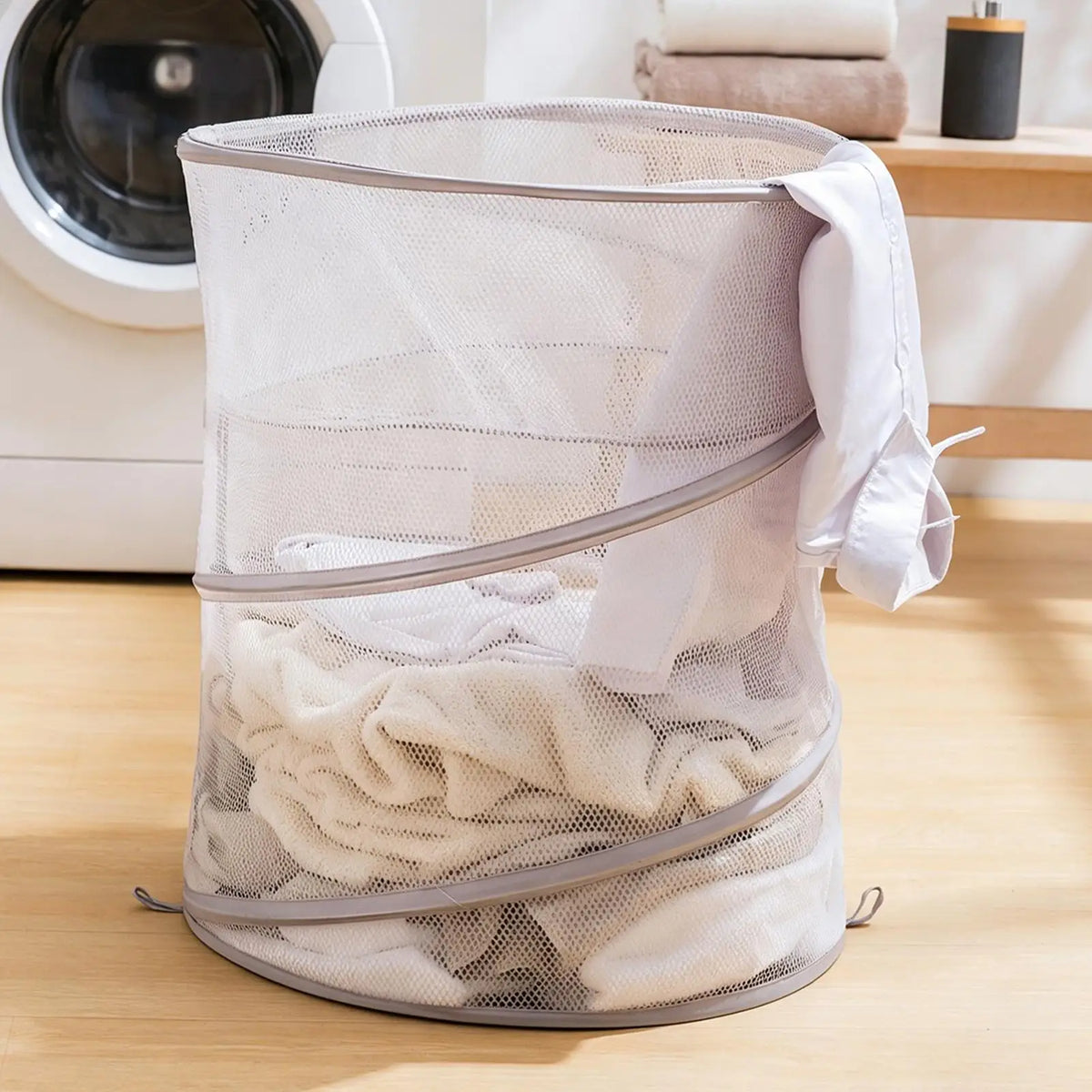 Foldable Laundry Basket Clothes Storage Bin – Dorm & Home Foldable Laundry Basket Qme