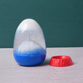 Eggshell Volcanic Eruption Floating Sand Acrylic Ornament Decorative Ornament Qme C