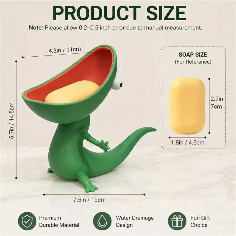 Snake Reptile Soap Box Key Holder & Desk Decor | Resin Decorative Organizer Qme