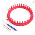 Rectangle & Round Knitting Loom Set – DIY Weaving Kit for Beginners Knitting Loom Kit Qst J19cm