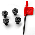 Swayboo 1911 Grip Screw Set – Stainless Steel + Key Tool Grip Screw Set Qst black 1 set