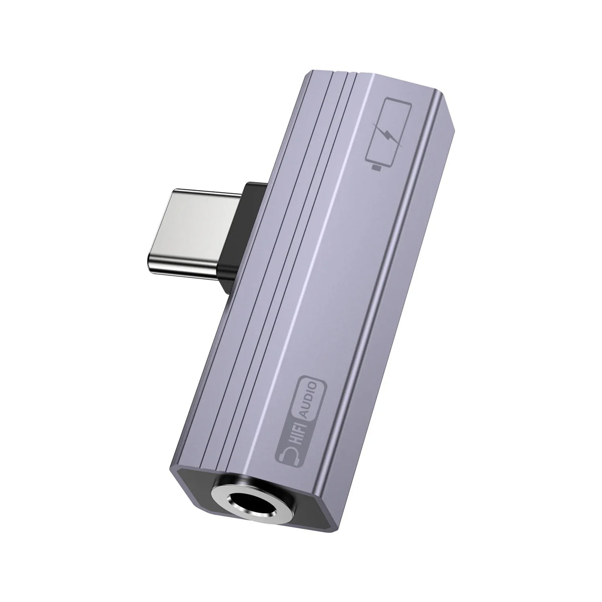 USB-C to 3.5mm Audio Adapter | 100W Fast Charging + Hi-Fi DAC USB-C Audio Adapter Qme 10W