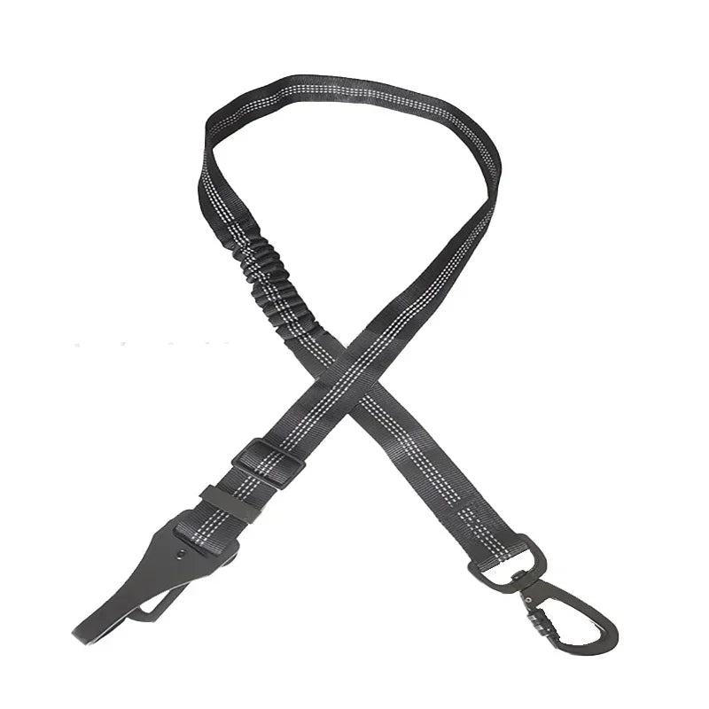 3-in-1 Adjustable Reflective Bungee Dog Car Safety Tether Dog Car Tether Qme