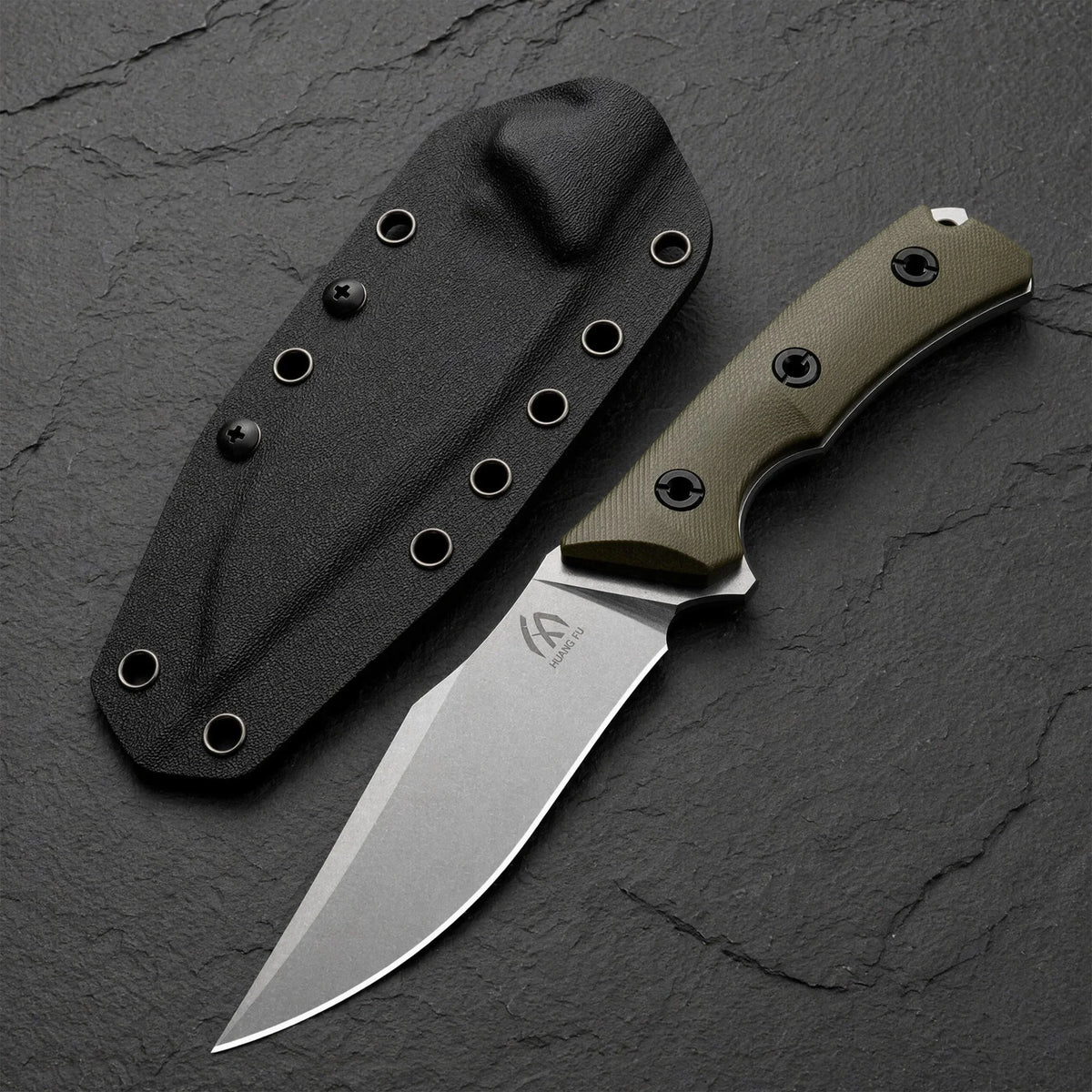 HUANGFU Multi-Function Outdoor Camping Knife – Steel Blade Multi-Function Knife Qst