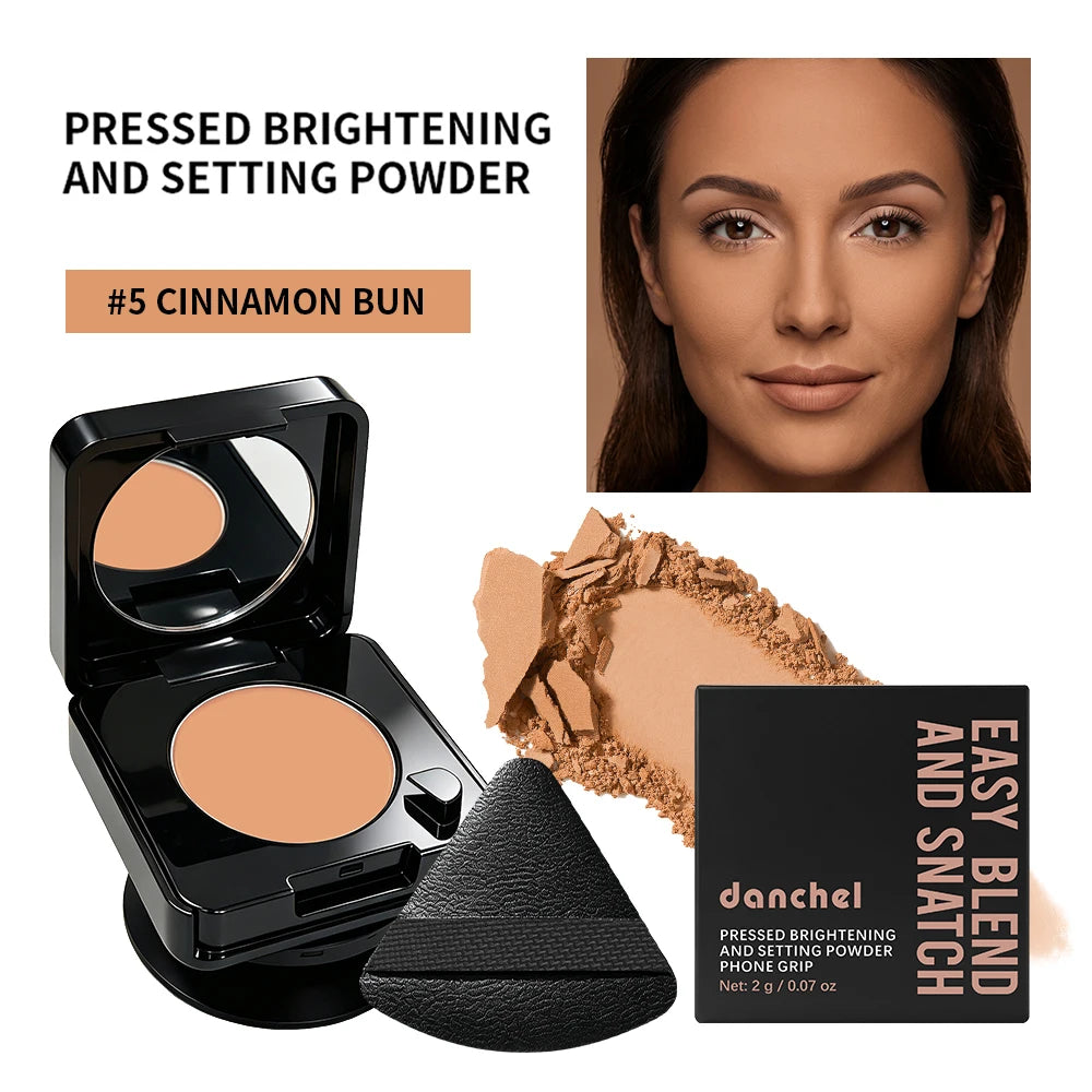 Mini Travel Setting Powder – Oil Control Pressed Powder Compact Setting Powder Compact Qst 05