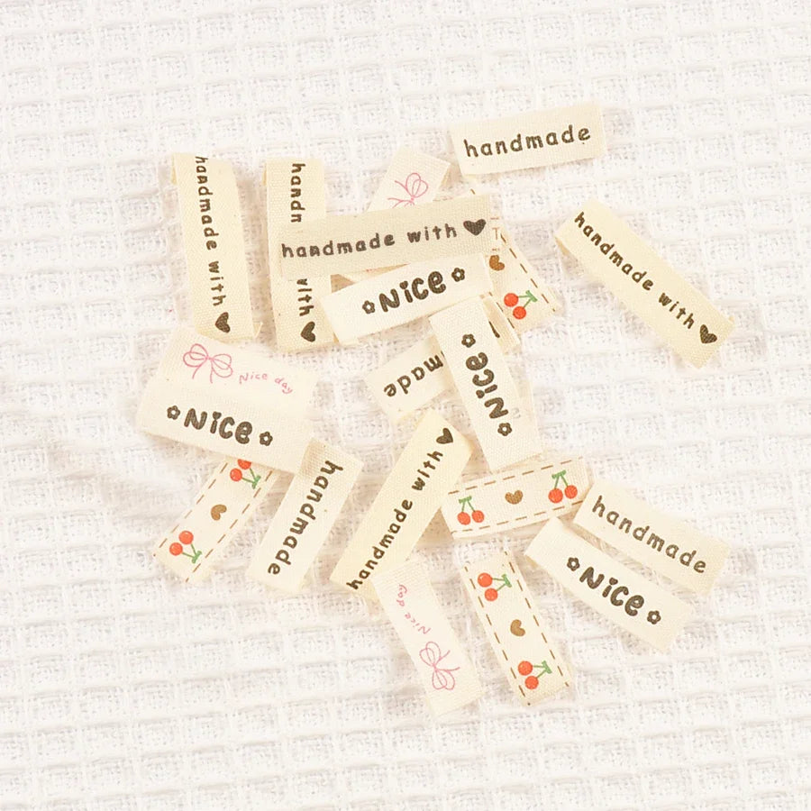 Mixed Pattern DIY Cloth Labels for Clothing, Shoes & Bags | 8pcs DIY Sewing Labels Qme