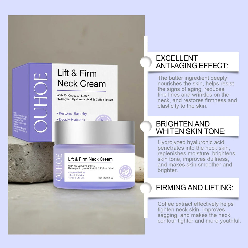 Neck Firming & Lifting Cream – Brighten, Smooth & Nourish Neck Firming Cream Qme
