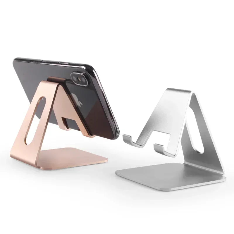 Metal Desk Phone & Tablet Stand – Portable Foldable Holder Phone & Tablet Stand Qme