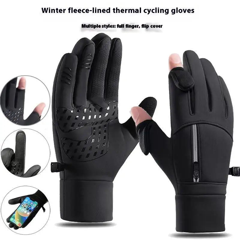 Waterproof Thermal Winter Gloves Men Women | Touchscreen Winter Gloves Qme