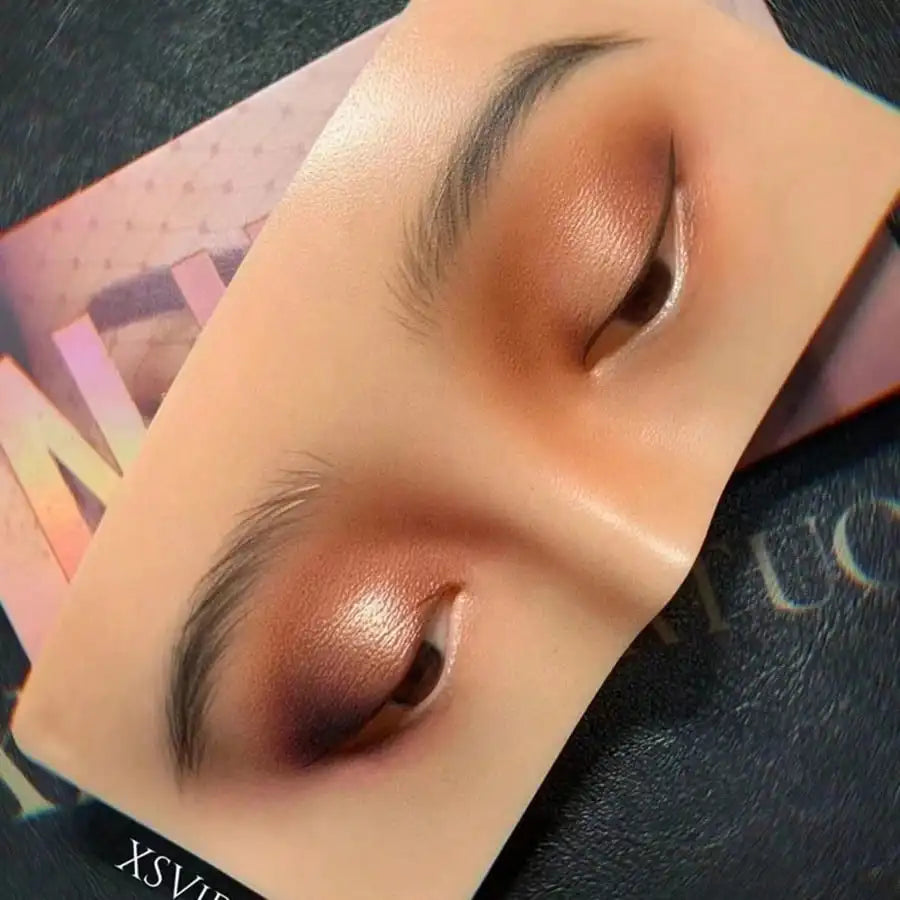 Full-Face Makeup Practice Panel for Beginners & Trainees Makeup Practice Panel Qme