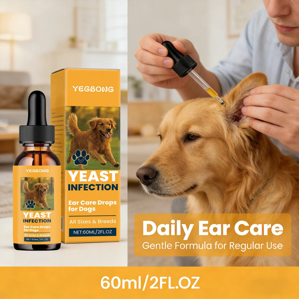 Dog Ear Care Drops – Earwax Remover & Odor Eliminator Pet Ear Care Drops Qme Default Title
