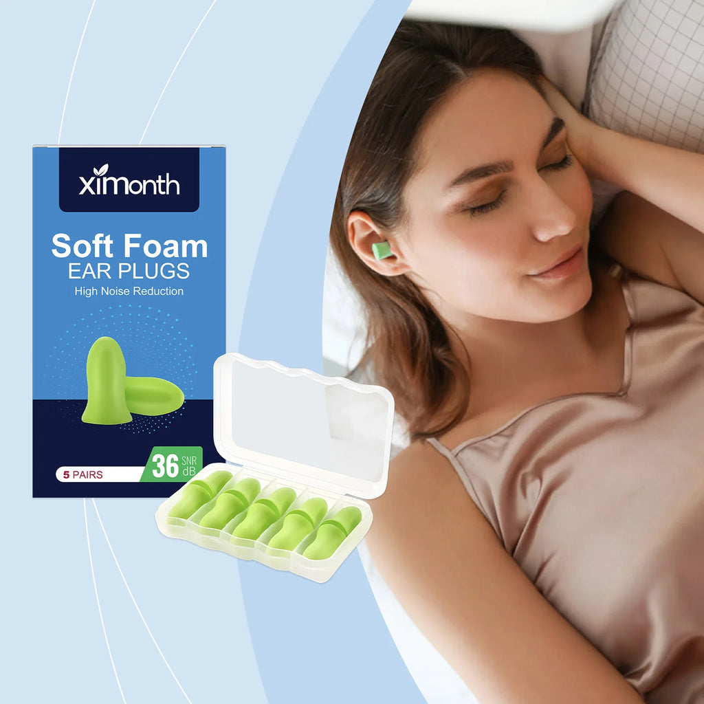 Noise Cancelling Sleep Earplugs with Portable Storage Case Sleep Earplugs Qst