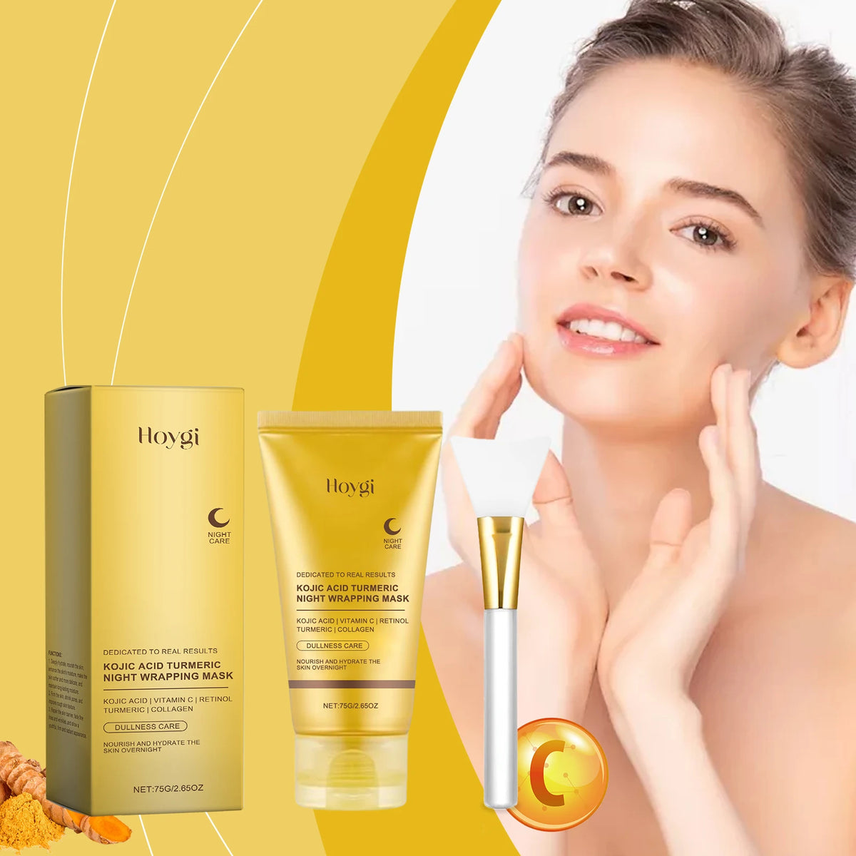 Hoygi Collagen Peel-Off Face Mask – Hydrating & Firming Peel-Off Face Mask Qst