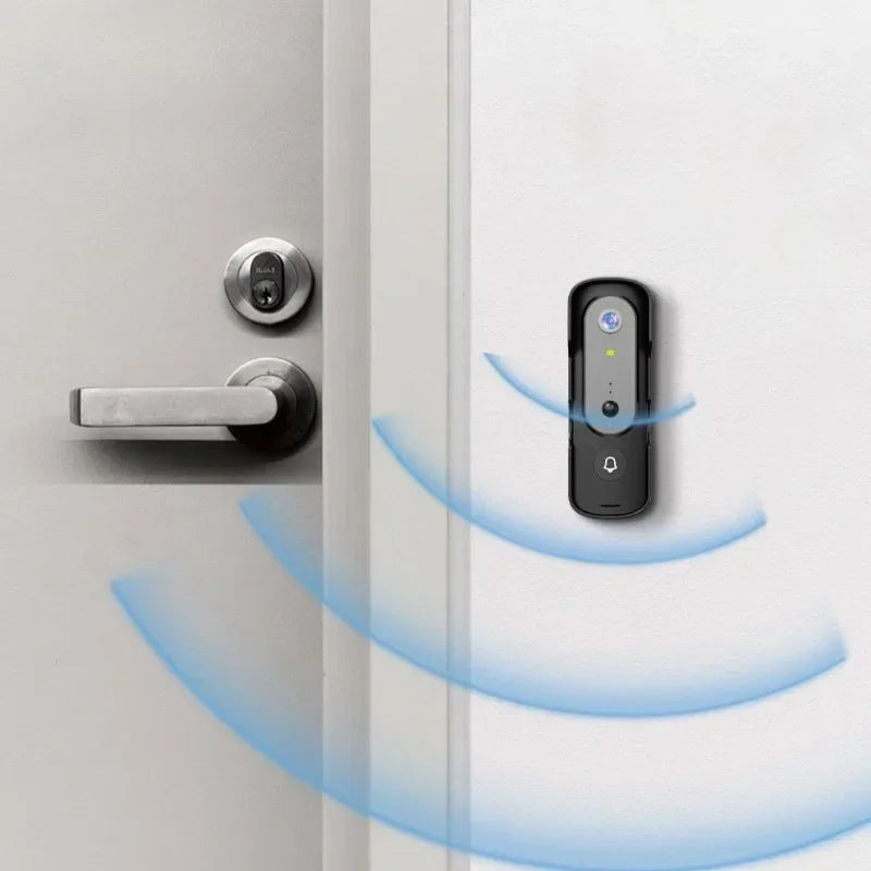 Wireless Video Intercom System – 120° Wide-Angle Doorbell Camera Video Intercom System Qme