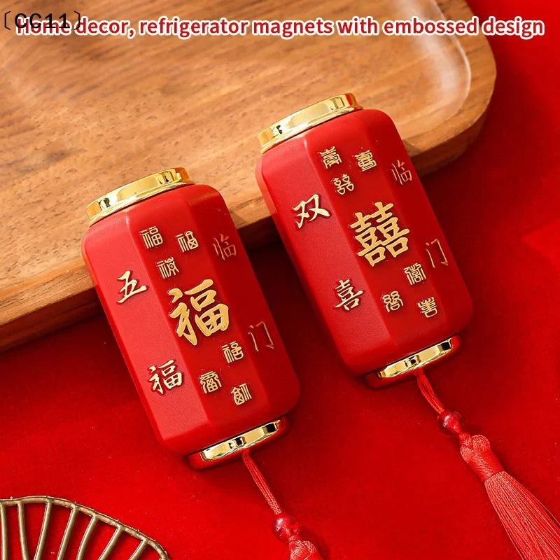 Lantern Fridge Magnet Bottle Opener 2-in-1 – Festive Kitchen Magnet Bottle Opener Qme