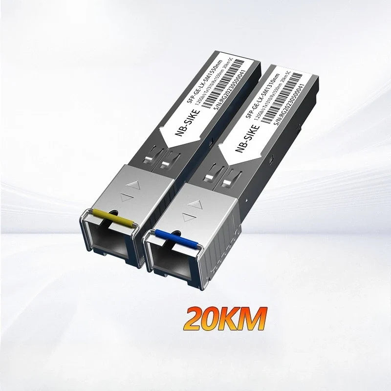 SFP RJ45 1000BASE-T Gigabit Copper Transceiver Module – Mikrotik SFP Copper Transceiver Qme 20KM 1 pair