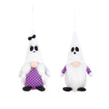 Handmade Fabric Halloween Gnome Ornaments – Faceless Décor Set Halloween Gnome Ornament Qme color One Size