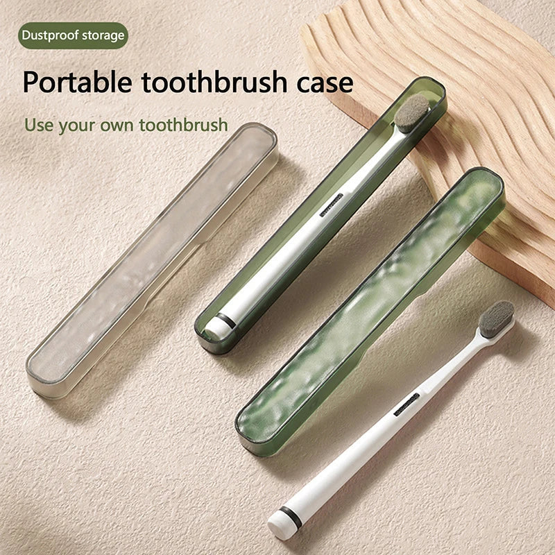 Portable Toothbrush Storage Case – Travel & Bathroom Organizer Toothbrush Travel Case Qme