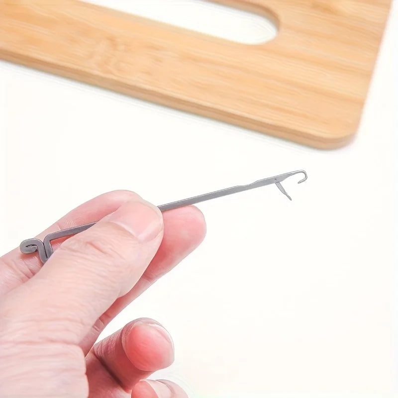 Stainless Steel Sweater Repair Hook Mending Needles Knitting Mending Needle Qme