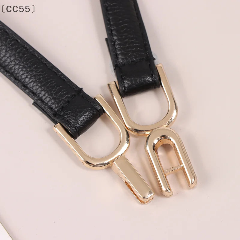 Women's PU Leather Corset Belt – Metal Buckle Waist Strap Women's Fashion Belt Qst